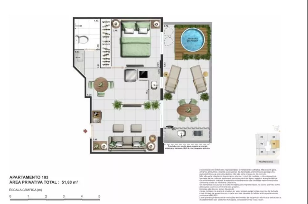 Apartamento, 1 quarto, 40 m² - Foto 5