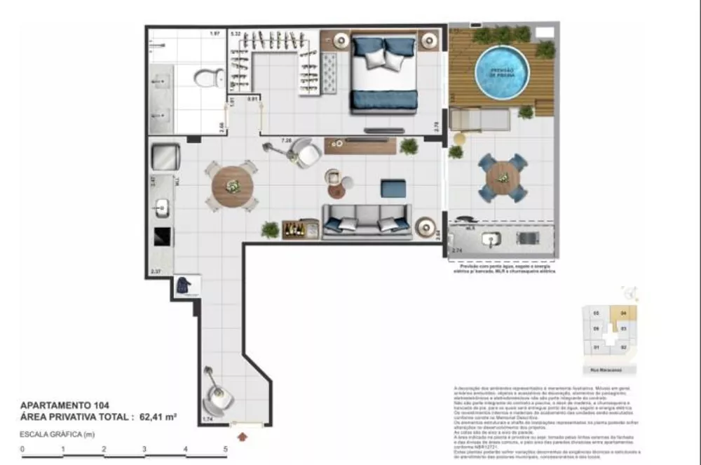 Apartamento, 1 quarto, 40 m² - Foto 2