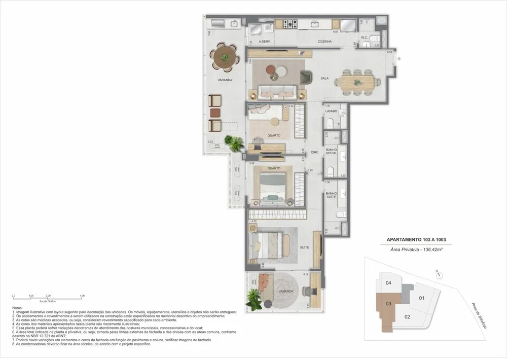 Apartamento, 3 quartos, 136 m² - Foto 17