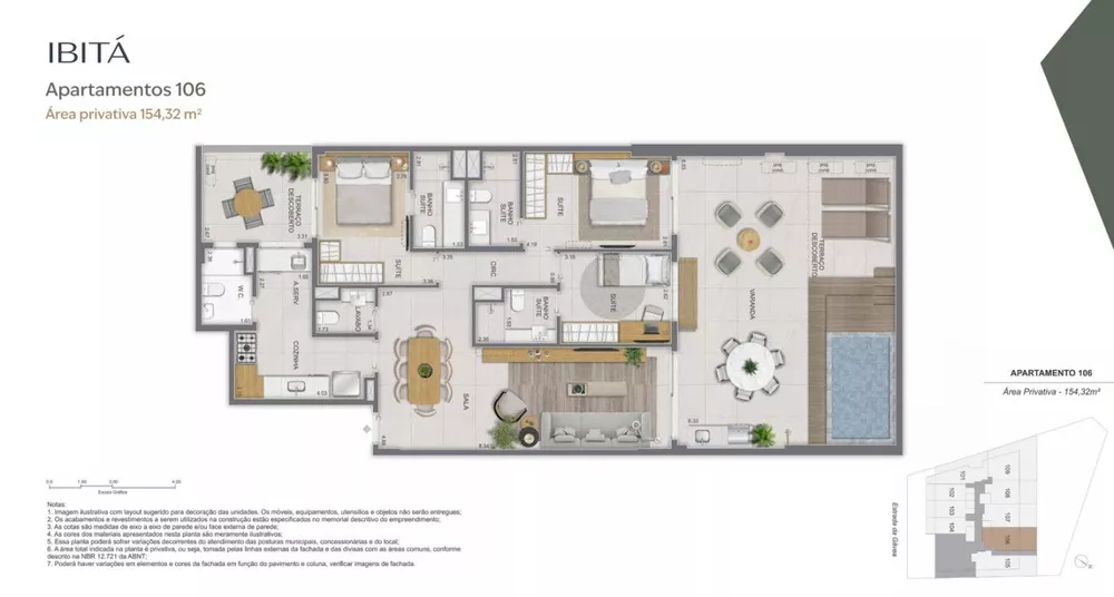 Apartamento, 3 quartos, 166 m² - Foto 42
