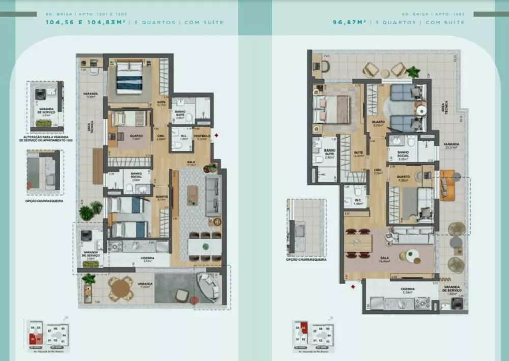 Apartamento, 3 quartos, 92 m² - Foto 35
