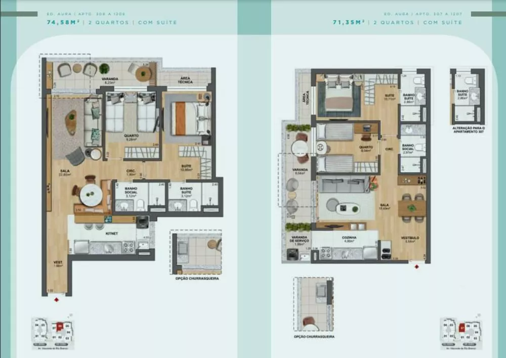 Apartamento, 3 quartos, 92 m² - Foto 7