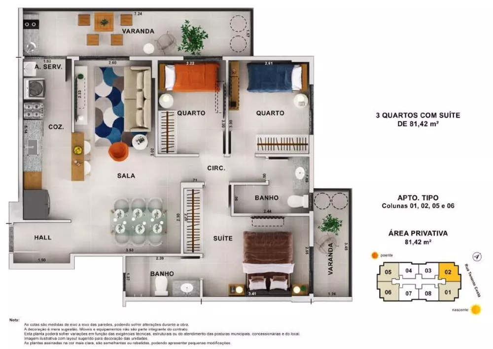 Apartamento, 3 quartos, 81 m² - Foto 6
