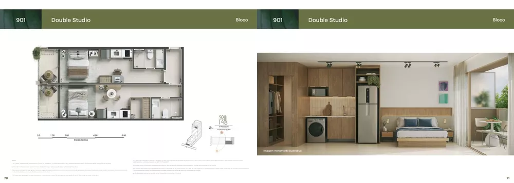 Apartamento, 2 quartos, 44 m² - Foto 10