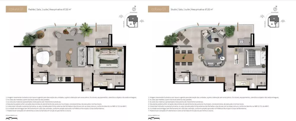 Apartamento, 1 quarto, 67 m² - Foto 7