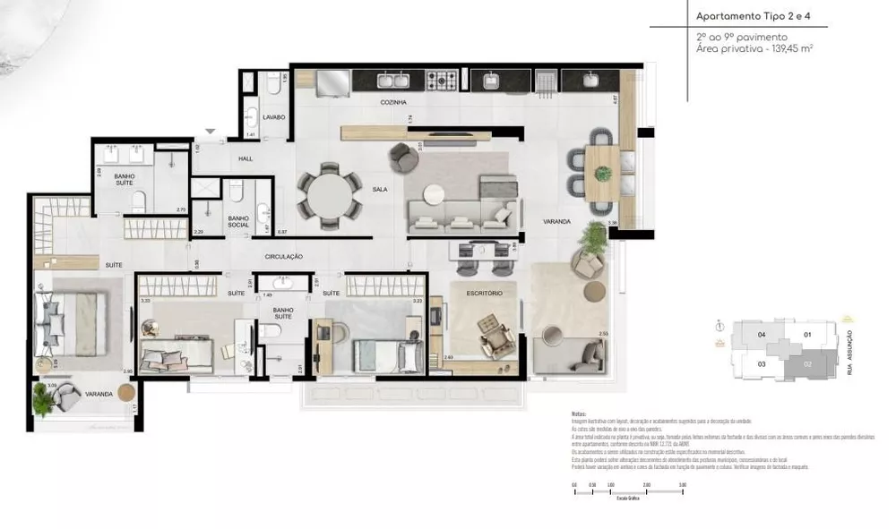 Apartamento, 4 quartos, 139 m² - Foto 30