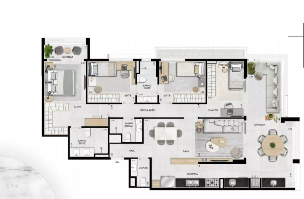 Apartamento, 4 quartos, 139 m² - Foto 22