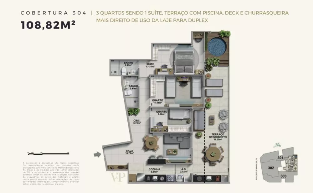 Apartamento à venda com 3 quartos, 111m² - Foto 13