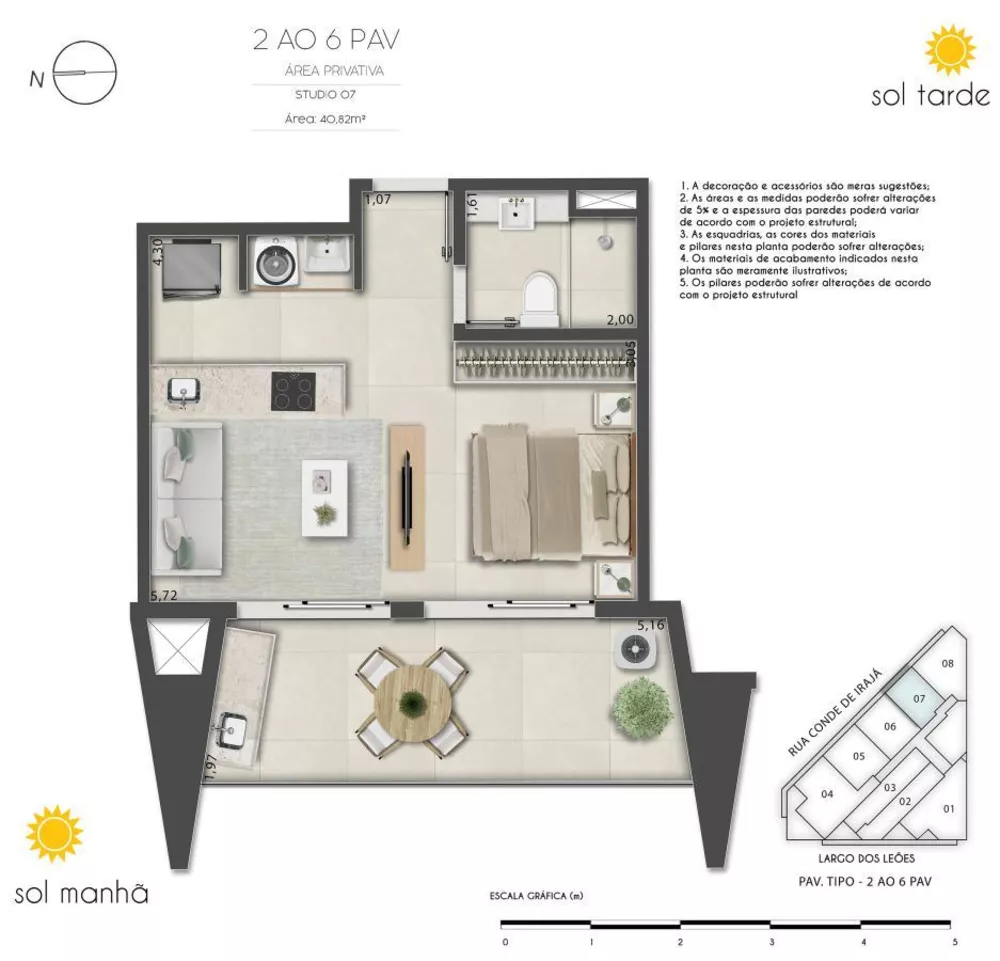Apartamento, 1 quarto, 38 m² - Foto 21
