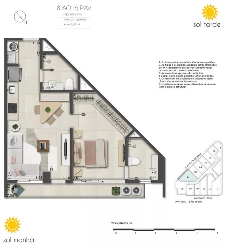 Apartamento, 1 quarto, 38 m² - Foto 33