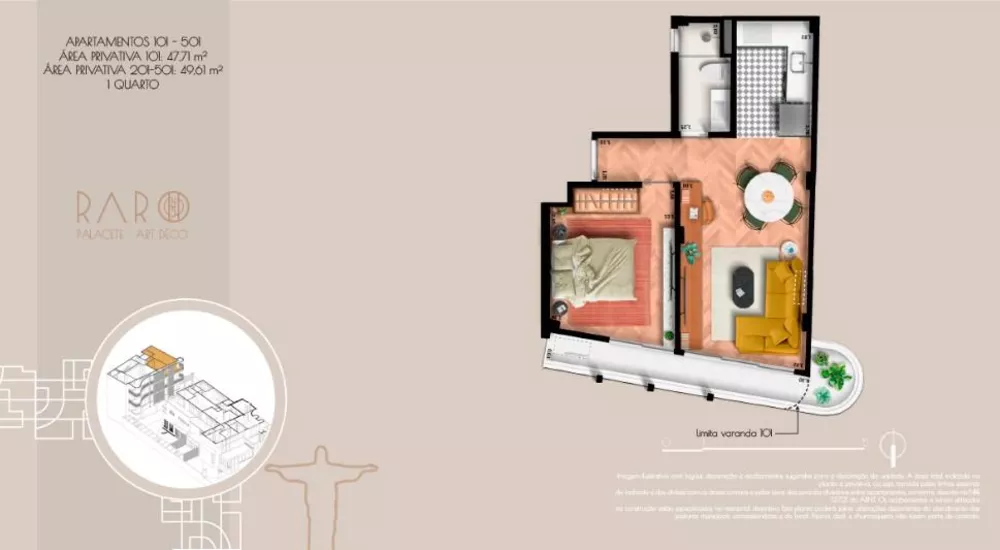 Apartamento, 1 quarto, 54 m² - Foto 14