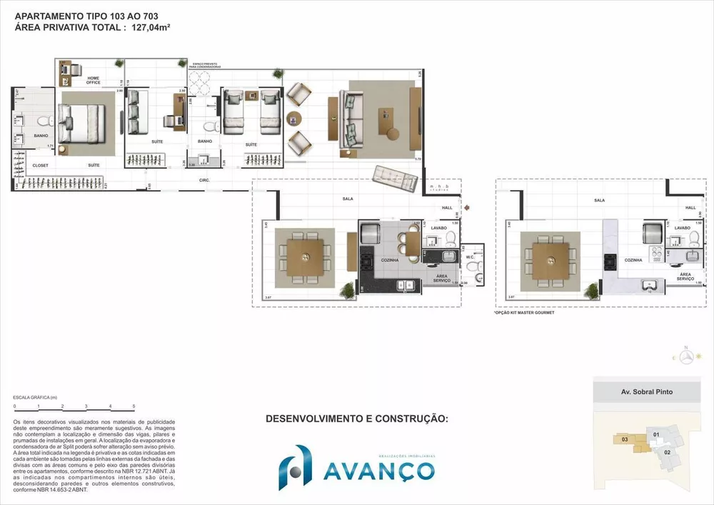 Apartamento, 3 quartos, 127 m² - Foto 20
