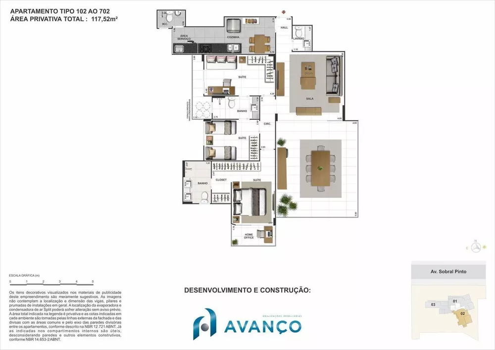 Apartamento, 3 quartos, 127 m² - Foto 26