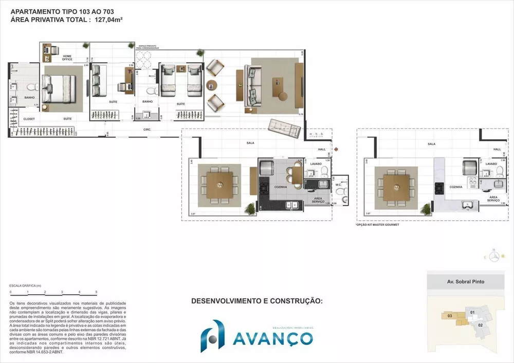 Apartamento, 3 quartos, 127 m² - Foto 28