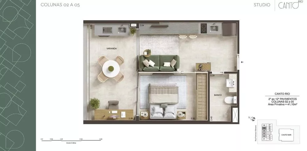 Apartamento, 1 quarto, 38 m² - Foto 11