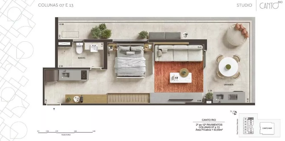 Apartamento, 1 quarto, 38 m² - Foto 1