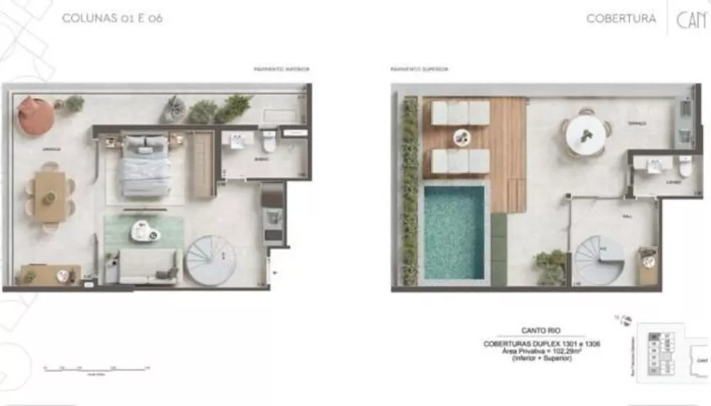 Apartamento, 1 quarto, 38 m² - Foto 2