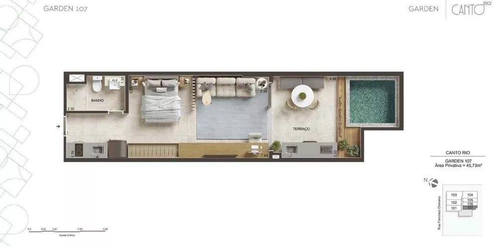 Apartamento, 1 quarto, 38 m² - Foto 7