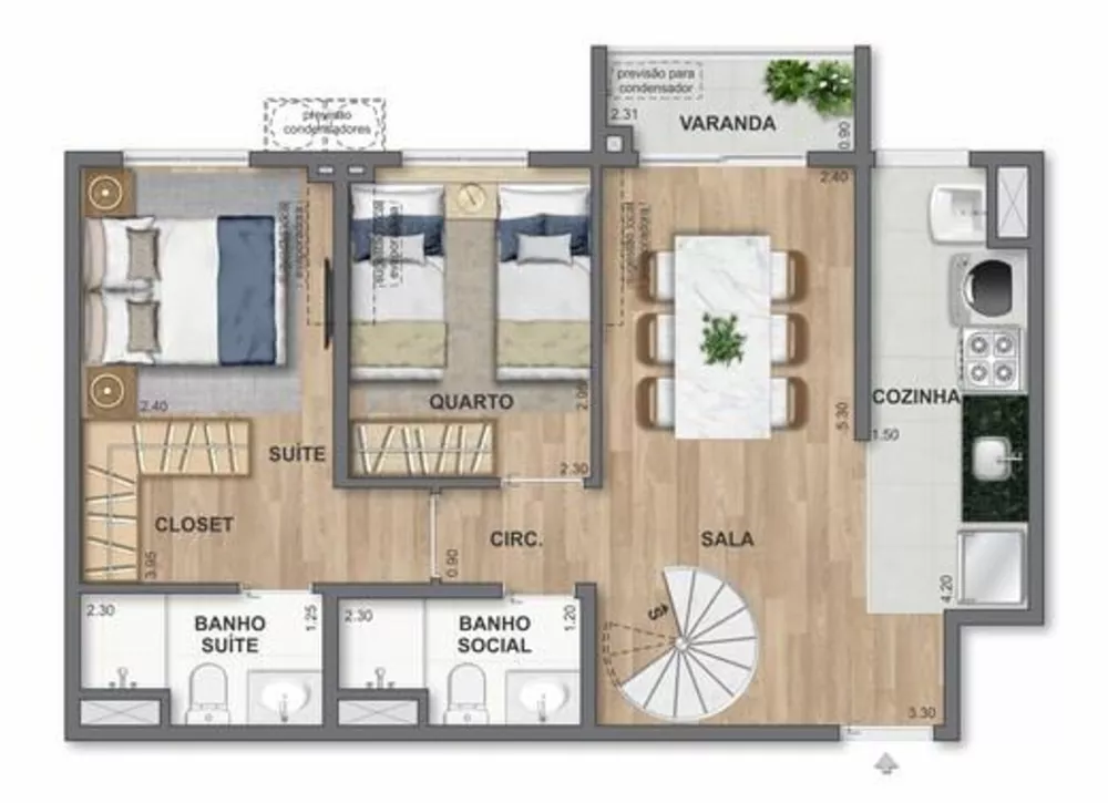 Cobertura, 3 quartos, 170 m² - Foto 47