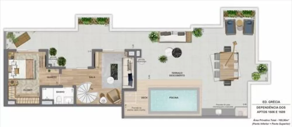 Cobertura, 3 quartos, 170 m² - Foto 48