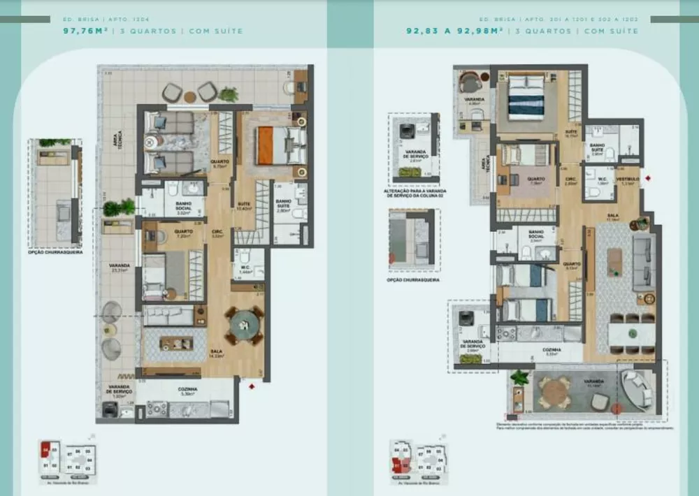 Cobertura, 3 quartos, 201 m² - Foto 27