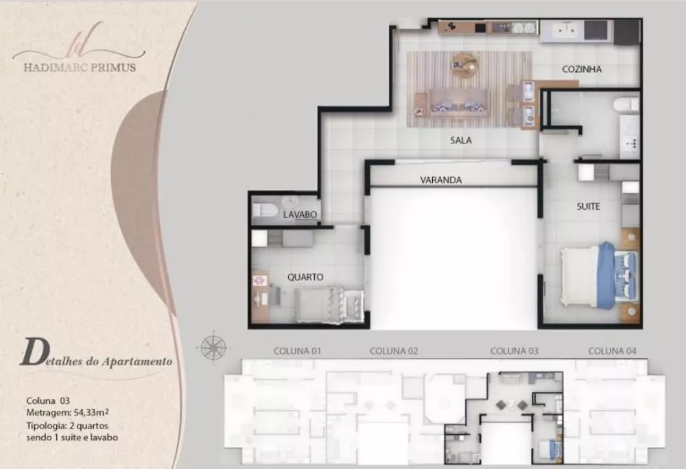 Apartamento, 2 quartos, 54 m² - Foto 27