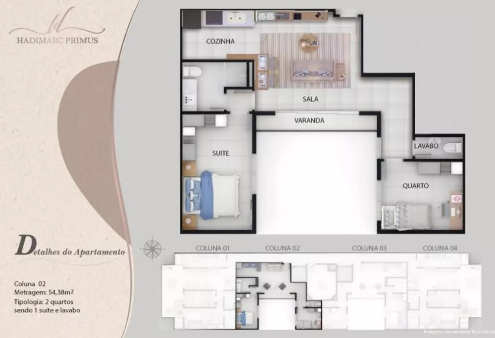 Apartamento, 2 quartos, 54 m² - Foto 28