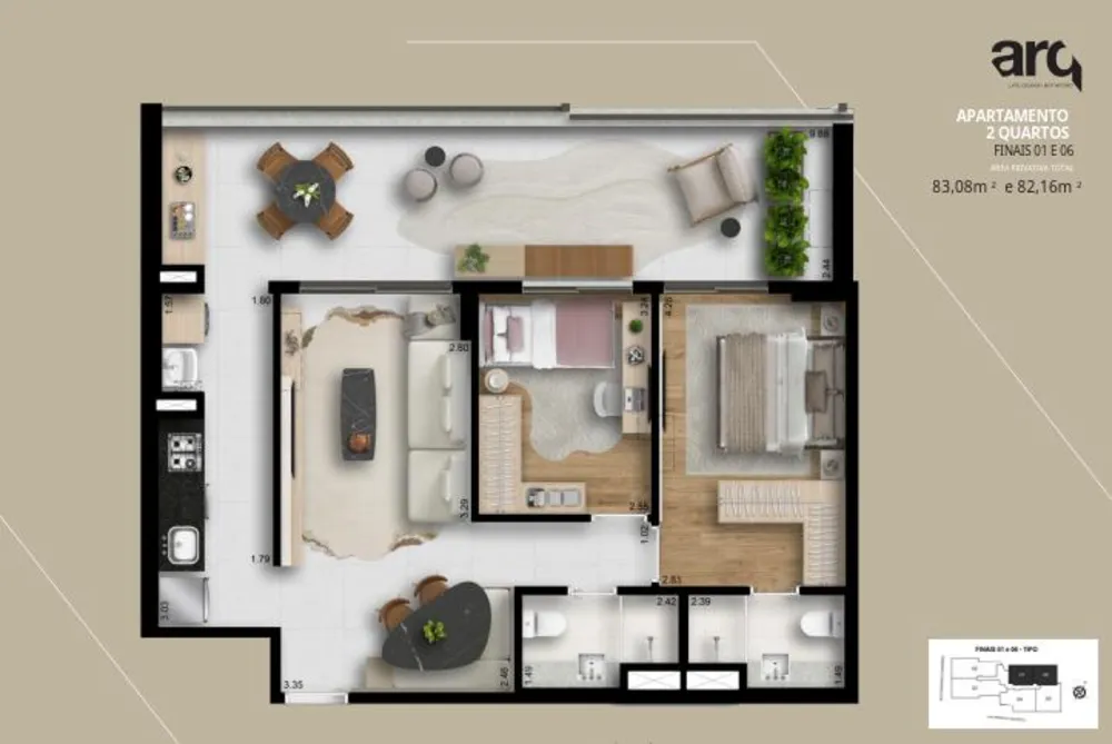 Apartamento, 3 quartos, 114 m² - Foto 10