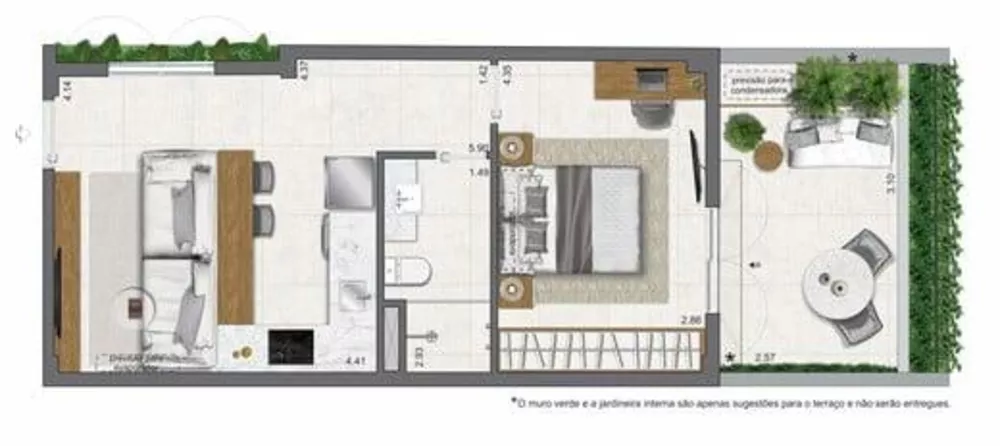 Apartamento à venda com 1 quarto, 34m² - Foto 23