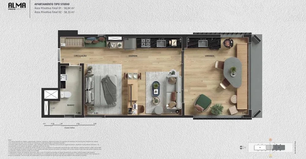 Apartamento, 2 quartos, 58 m² - Foto 28