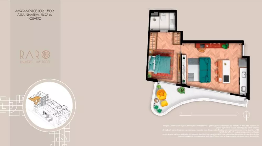 Apartamento, 1 quarto, 47 m² - Foto 30