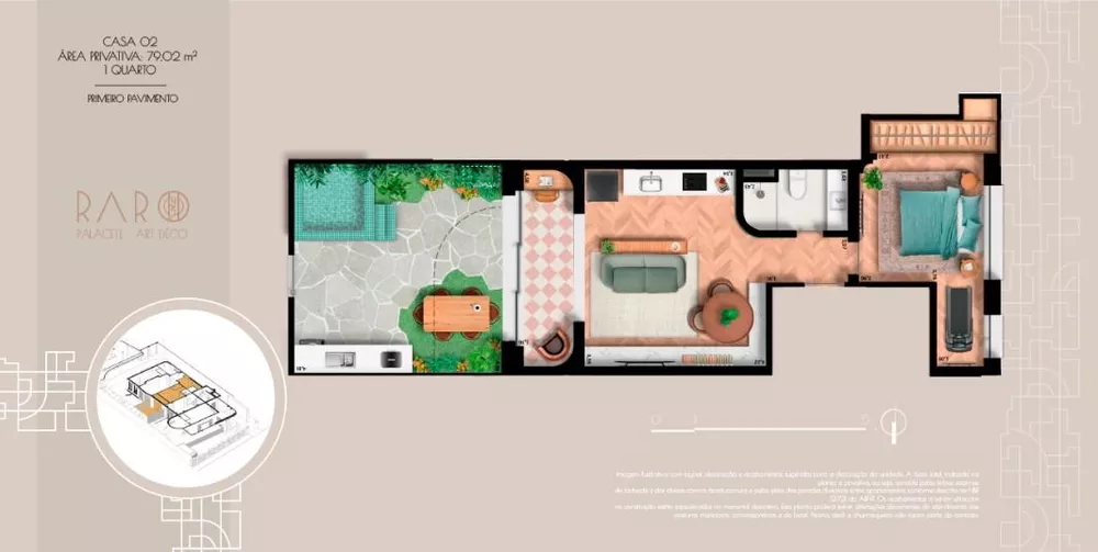 Apartamento, 1 quarto, 47 m² - Foto 24