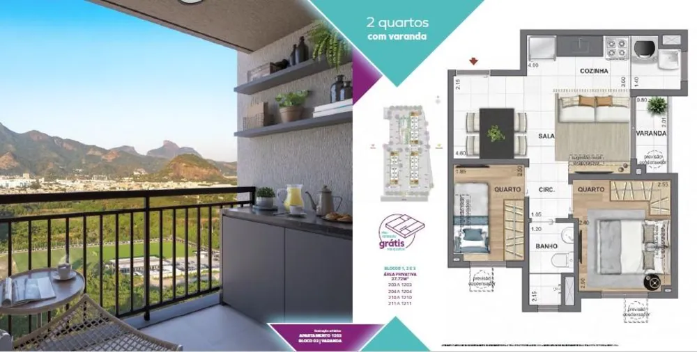 Apartamento, 2 quartos, 37 m² - Foto 10