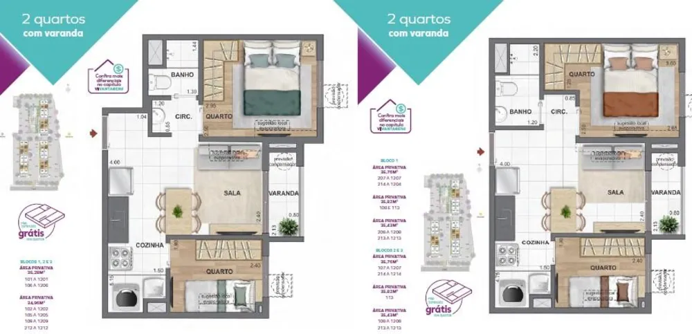 Apartamento, 2 quartos, 37 m² - Foto 5