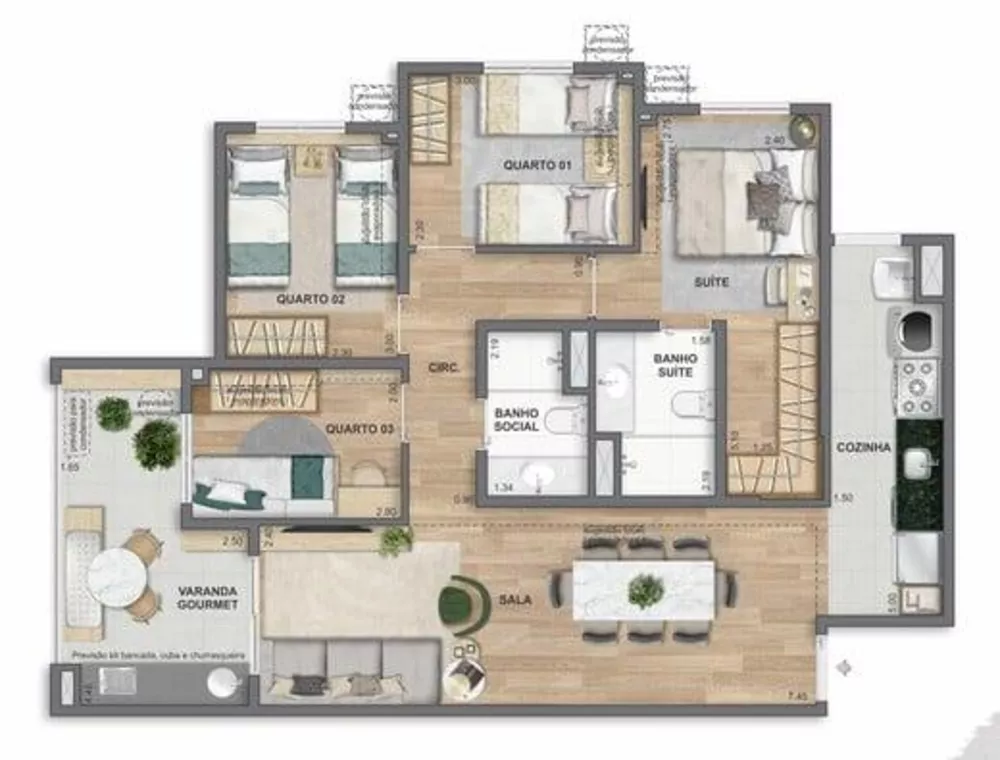 Apartamento, 4 quartos, 86 m² - Foto 27