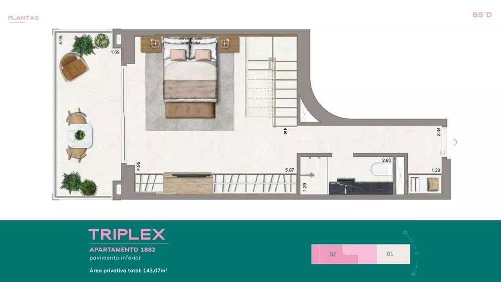 Apartamento, 1 quarto, 45 m² - Foto 32