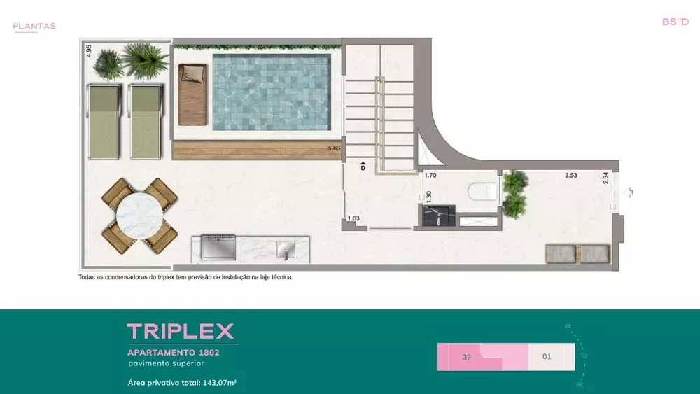Apartamento, 1 quarto, 45 m² - Foto 5