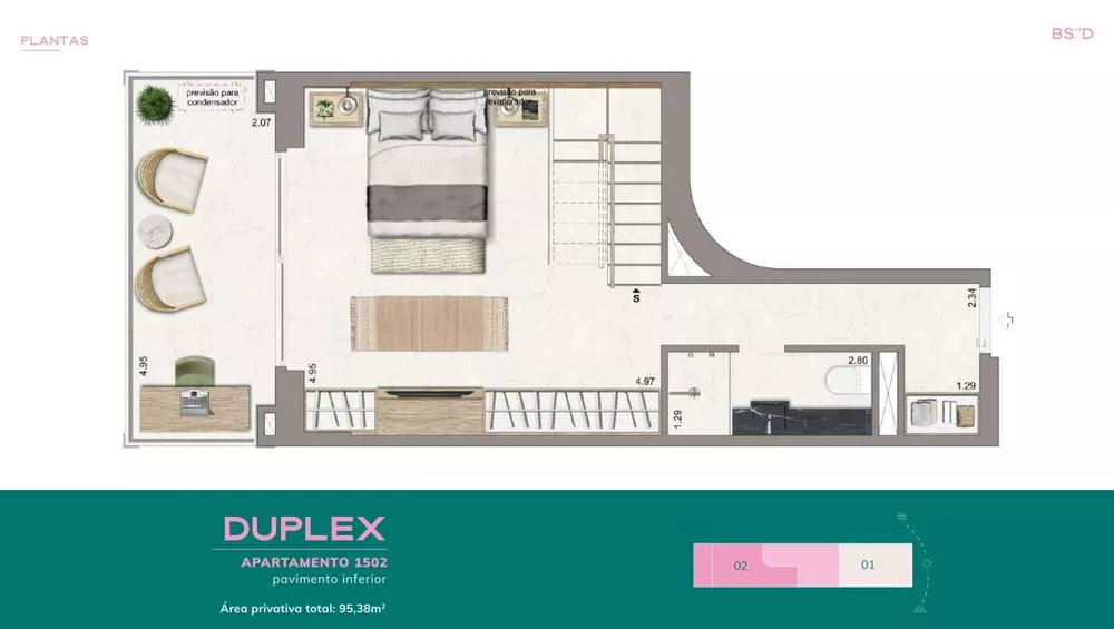 Apartamento, 1 quarto, 45 m² - Foto 28