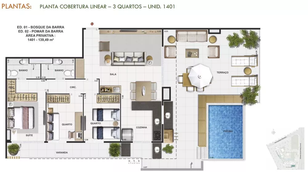 Apartamento, 3 quartos, 139 m² - Foto 28