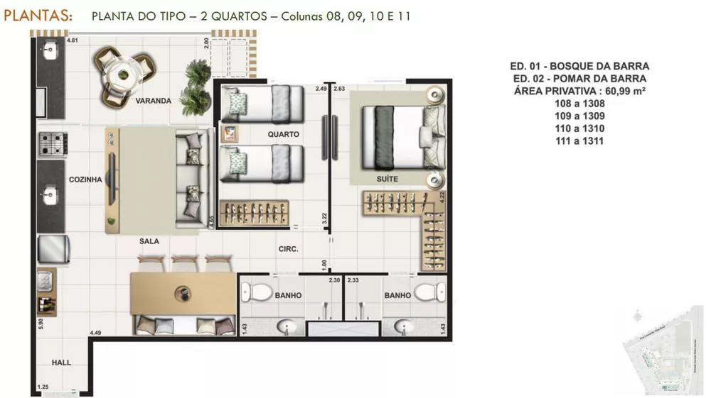 Apartamento, 3 quartos, 139 m² - Foto 5