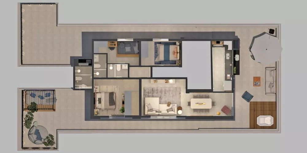 Cobertura, 3 quartos, 237 m² - Foto 16
