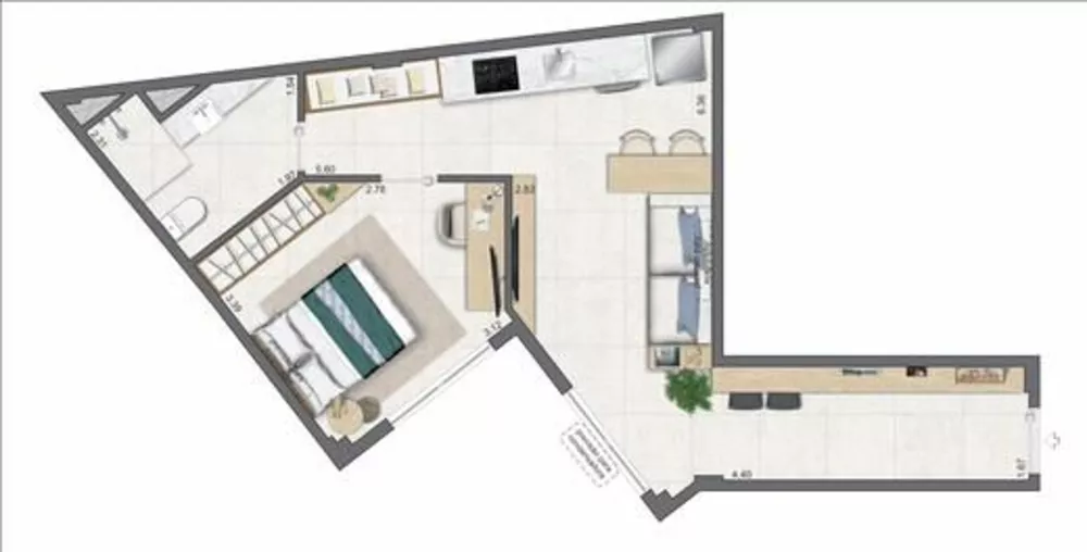 Apartamento, 1 quarto, 34 m² - Foto 17