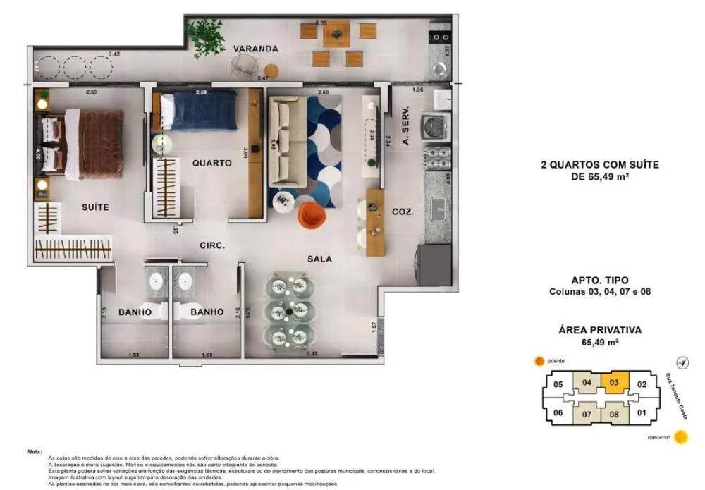 Apartamento, 2 quartos, 65 m² - Foto 5