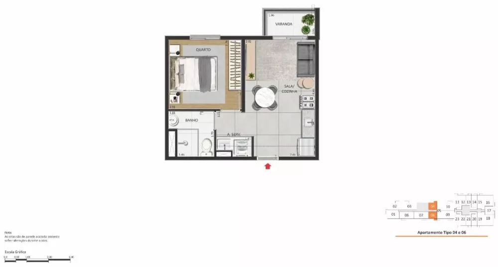 Apartamento, 2 quartos, 53 m² - Foto 31