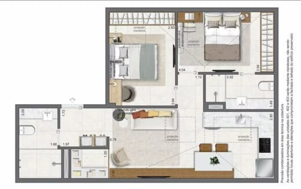 Apartamento, 1 quarto, 52 m² - Foto 26