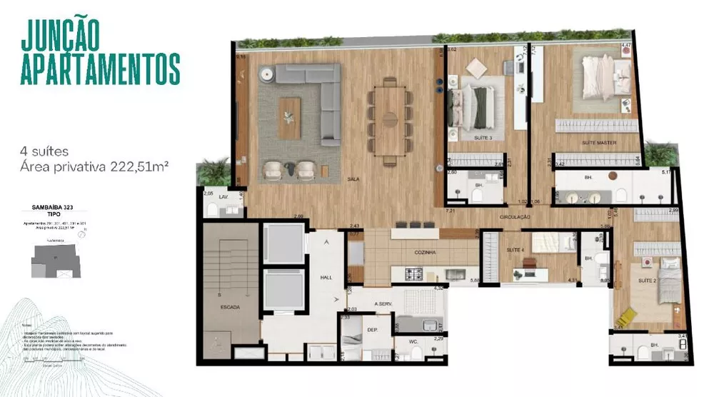 Apartamento, 3 quartos, 129 m² - Foto 11