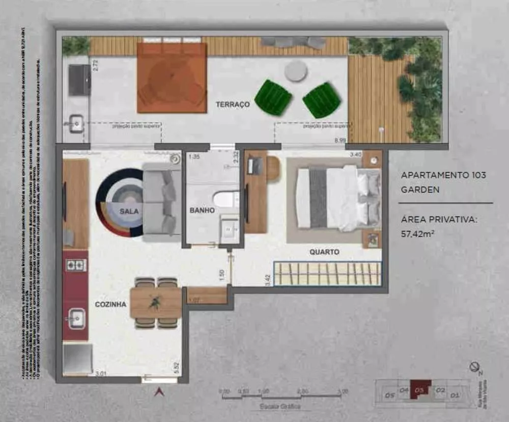 Apartamento, 1 quarto, 36 m² - Foto 25