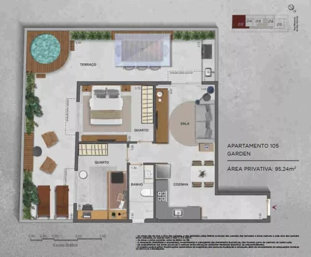 Apartamento, 1 quarto, 36 m² - Foto 26