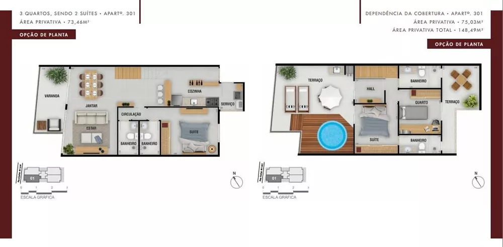 Apartamento, 2 quartos, 68 m² - Foto 8