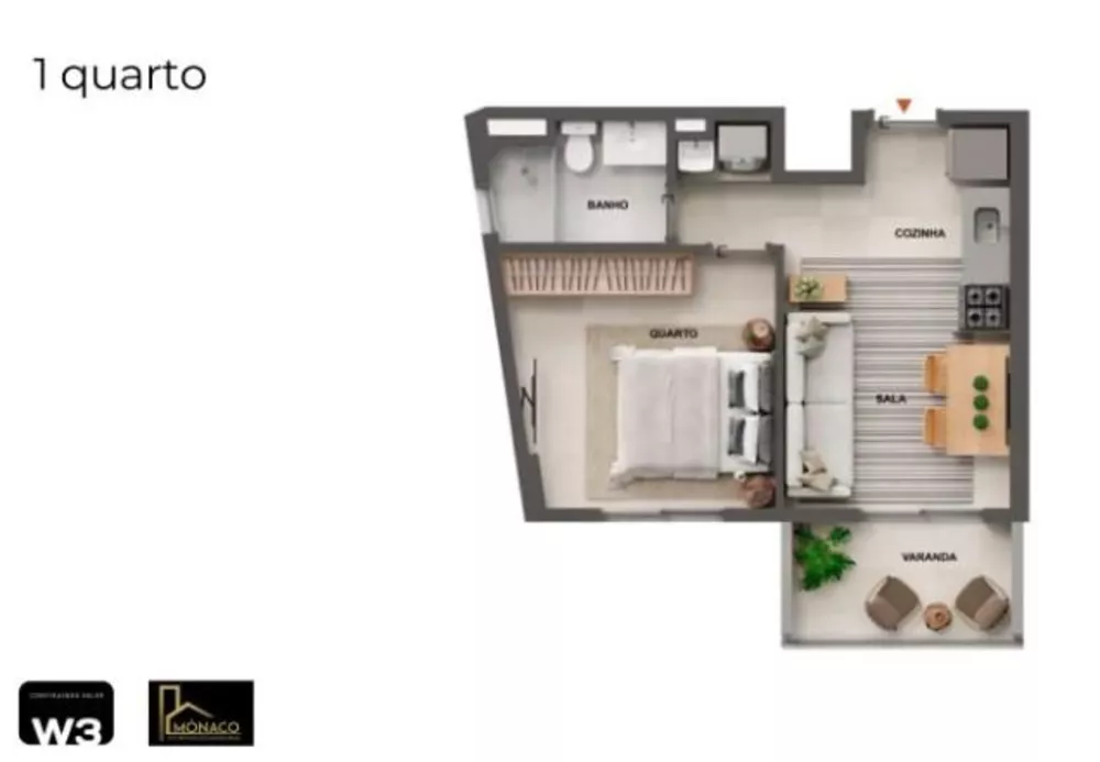 Apartamento, 1 quarto, 38 m² - Foto 20